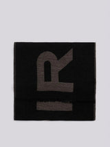 ECHARPE LOGO NOIR NOIR
