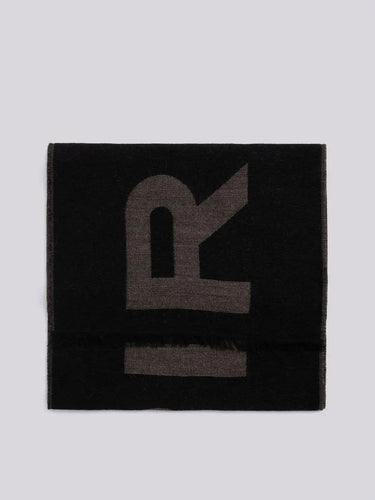 ECHARPE LOGO NOIR NOIR