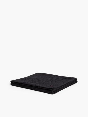 ECHARPE TH FLAG PIMA COTTON ANTHRACITE ANTHRACITE
