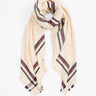 FOULARD ESSENTIAL FLAG JACQU ECRU ECRU
