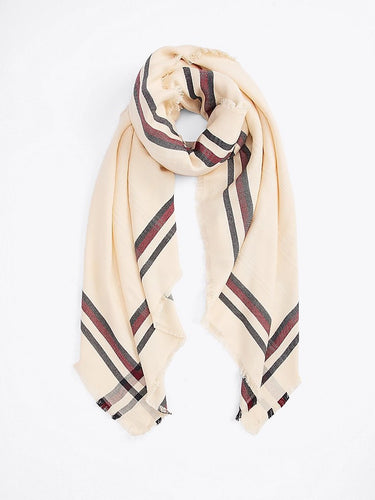FOULARD ESSENTIAL FLAG JACQU ECRU ECRU