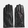 GANTS ESSENTIAL FLAG LEATH NOIR NOIR