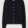 GILET FEMME COURT ML CR NOIR NOIR