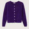 GILET FEMME COURT ML CR VIOLET VIOLET