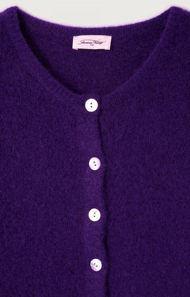 GILET FEMME COURT ML CR VIOLET VIOLET