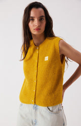 GILET FEMME EAST MOUTARDE CHINE MOUTARDE CHINE