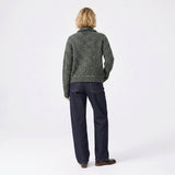 Cardigan Artlove Anaura écharpe intégrée vert – vue 3