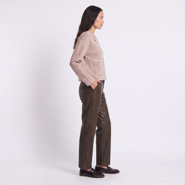 Cardigan Artlove Mirisse col claudine beige – vue 4