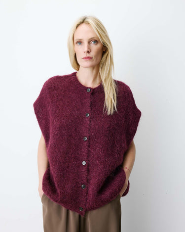 GILET FEMME ADDISON AUBERGINE AUBERGINE