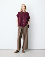 GILET FEMME ADDISON AUBERGINE AUBERGINE