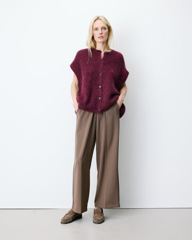 GILET FEMME ADDISON AUBERGINE AUBERGINE
