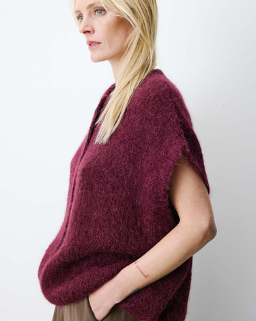 GILET FEMME ADDISON AUBERGINE AUBERGINE