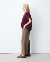 GILET FEMME ADDISON AUBERGINE AUBERGINE