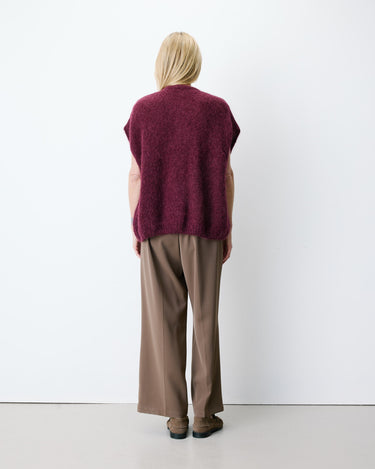 GILET FEMME ADDISON AUBERGINE AUBERGINE