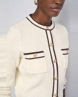 GILET FEMME CARDIGAN ECRU ECRU