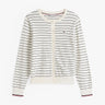 GILET FEMME CO JERSEY STITCH ECRU ECRU