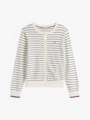 GILET FEMME CO JERSEY STITCH ECRU ECRU
