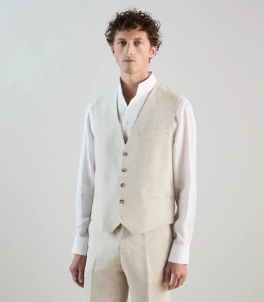 GILET HOMME JCELESTE BEIGE BEIGE
