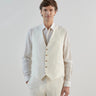 GILET HOMME JCELESTE ECRU ECRU