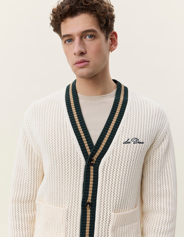 GILET HOMME LACE ECRU ECRU