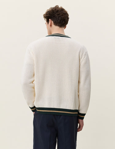 GILET HOMME LACE ECRU ECRU