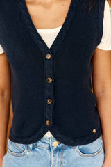 GILET SM FEMME MELBA MARINE MARINE