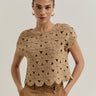 HAUT FEMME LP007515 098 CAMEL 098 CAMEL