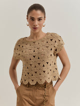 HAUT FEMME LP007515 098 CAMEL 098 CAMEL