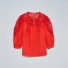 HAUT FEMME BIRMINGHAM ROUGE ROUGE