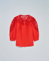 HAUT FEMME BIRMINGHAM ROUGE ROUGE