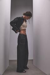 JEANS FEMME SYBILLE NOIR NOIR