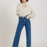 JEANS FEMME POLA STRAIGHT ANKLE STONE STONE
