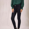 JEANS FEMME ALEXA CROPPED S-SDM MARINE MARINE