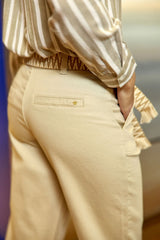 JEANS FEMME MARISOL BEIGE BEIGE