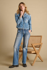 JEANS FEMME FLARE DENIM LT DENIM LT