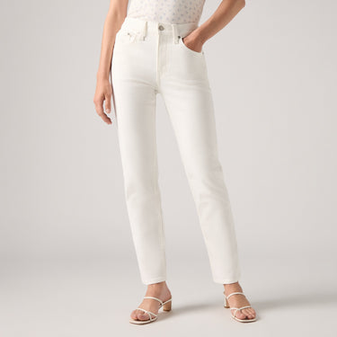 JEANS FEMME 724 HR STRAIGHT CLOUD DANCER BLANC BLANC
