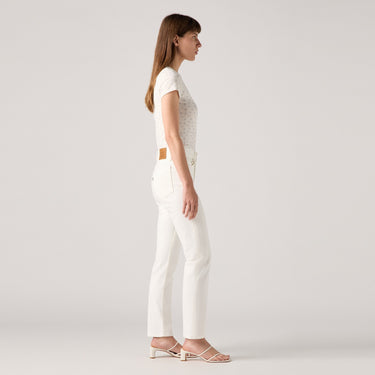 JEANS FEMME 724 HR STRAIGHT CLOUD DANCER BLANC BLANC