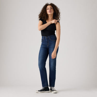 JEANS FEMME 724 HR STRAIGHT DENIM DARK DENIM DARK