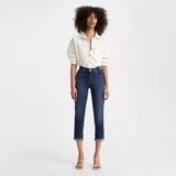 JEANS FEMME BOYFRIEND MID RISE DENIM DARK DENIM DARK