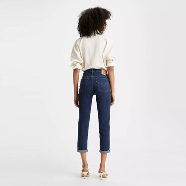JEANS FEMME BOYFRIEND MID RISE DENIM DARK DENIM DARK