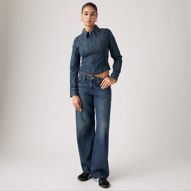 JEANS FEMME LOW LOOSE DENIM DENIM