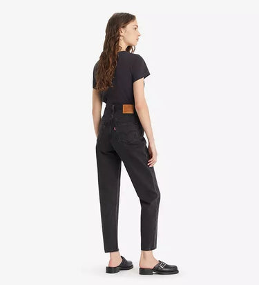 JEANS FEMME MOM 80S NOIR DELAVE NOIR DELAVE