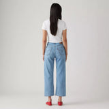 JEANS FEMME RIBCAGE ANKLE DENIM LT DENIM LT