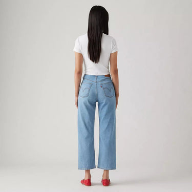 JEANS FEMME RIBCAGE ANKLE DENIM LT DENIM LT