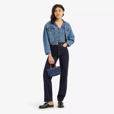 JEANS FEMME RIBCAGE FUL LENGHT DENIM DARK DENIM DARK