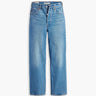 JEANS FEMME RIBCAGE STRAIGHT ANKLE DENIM DENIM