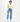 JEANS FEMME RIBCAGE STRAIGHT ANKLE DENIM DENIM