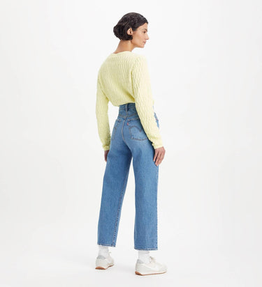 JEANS FEMME RIBCAGE STRAIGHT ANKLE DENIM DENIM