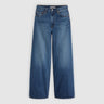 JEANS FEMME RIBCAGE WIDE LEG DENIM DENIM