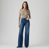 JEANS FEMME RIBCAGE WIDE LEG DENIM DENIM